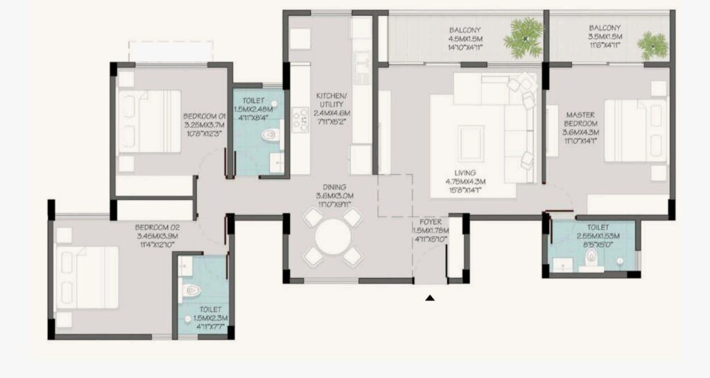 Modern Spaaces Green Storeys